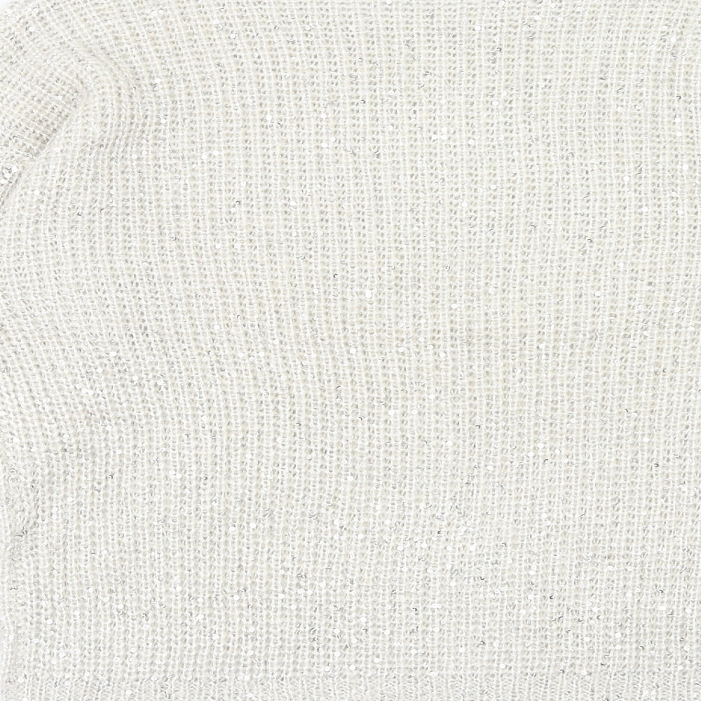 Womens UK Size 14 Atmosphere Beige Pullover Jumper