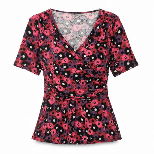 Womens UK Size M Great Plains Pink Basic Blouse