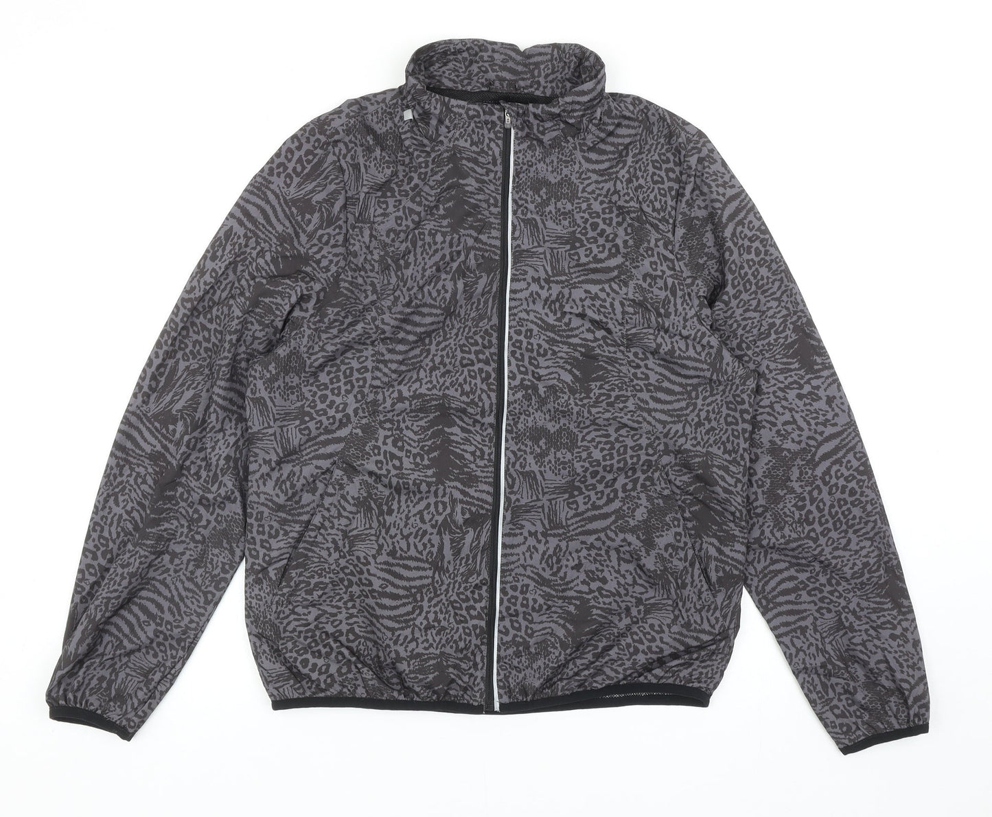 Womens UK Size 12 Atmosphere Grey Rain Coat