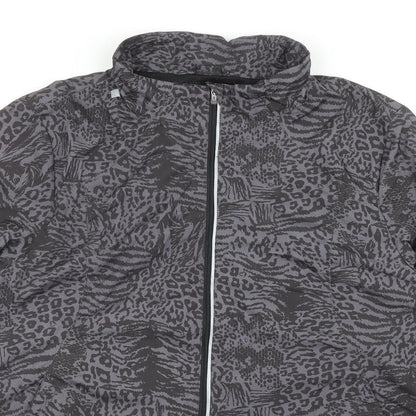 Womens UK Size 12 Atmosphere Grey Rain Coat