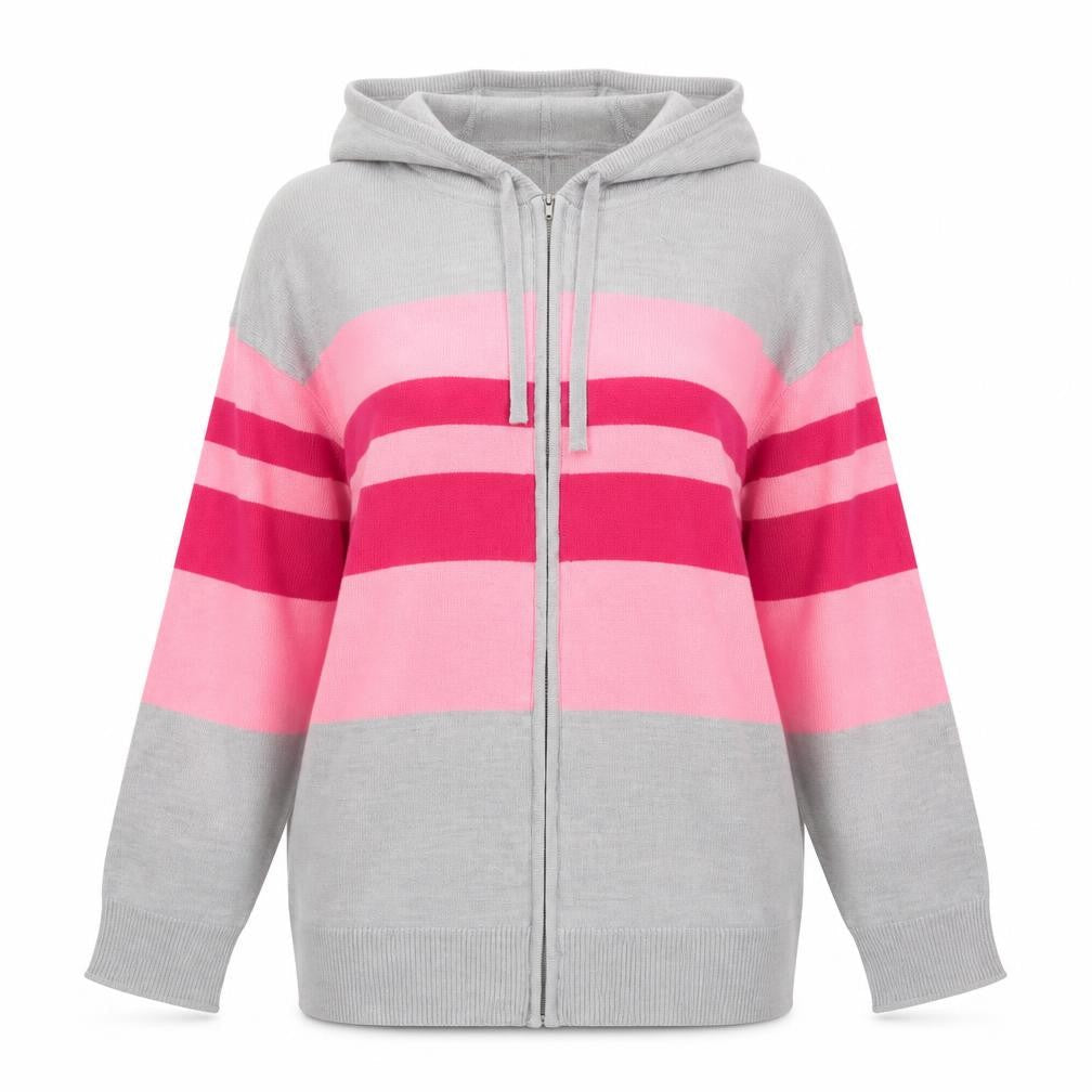 Womens UK Size S Marks and Spencer Grey Full Zip Jumper
