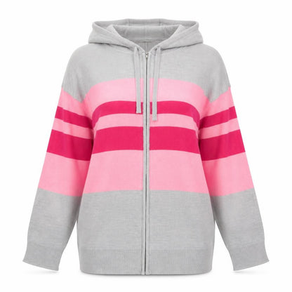 Womens UK Size S Marks and Spencer Grey Full Zip Jumper