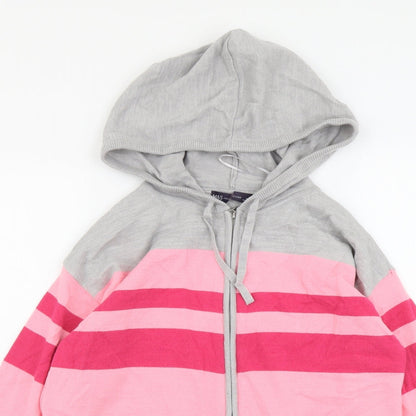 Womens UK Size S Marks and Spencer Grey Full Zip Jumper