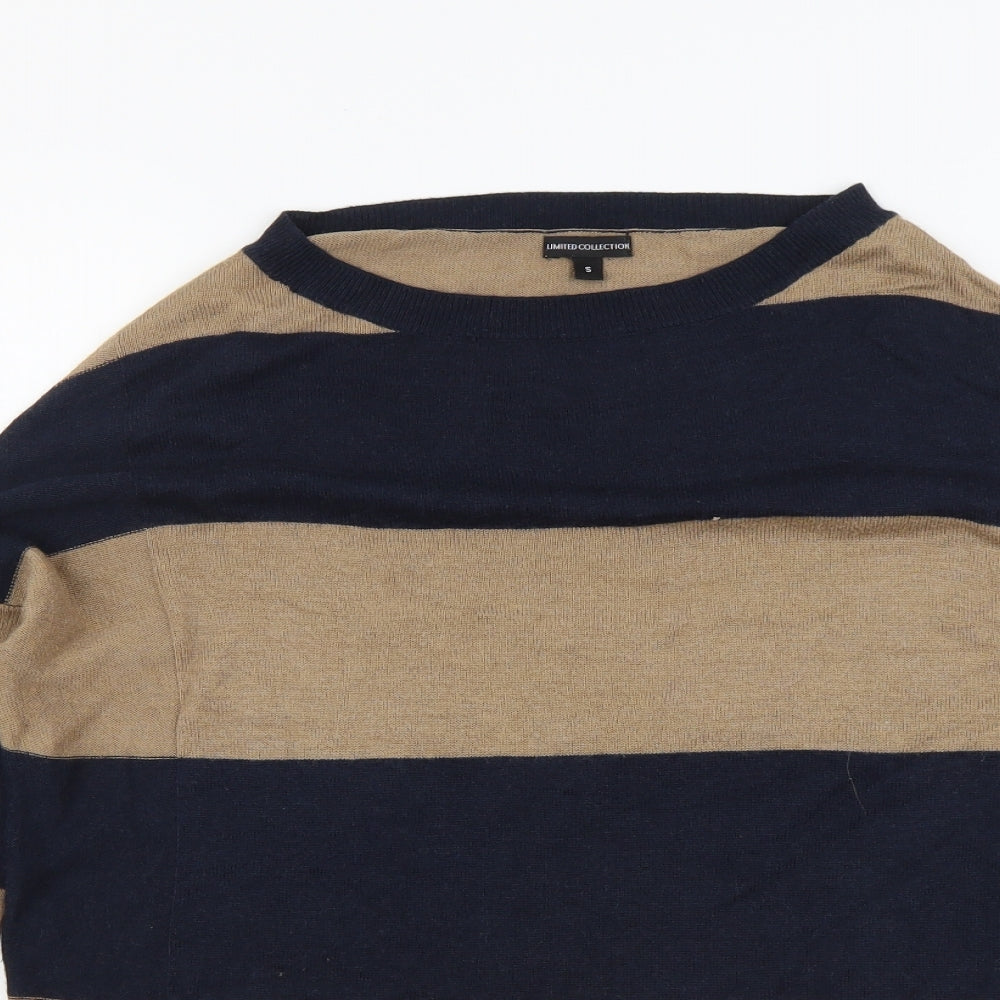Womens UK Size S Marks and Spencer Beige Pullover Jumper