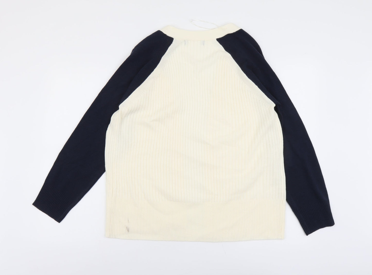 Womens UK Size 14 Marks and Spencer Ivory Cardigan Jumper