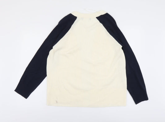 Womens UK Size 14 Marks and Spencer Ivory Cardigan Jumper
