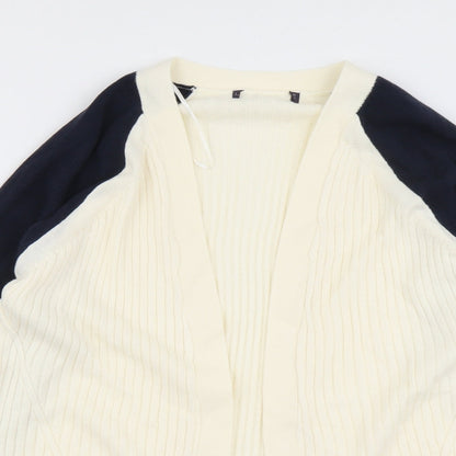Womens UK Size 14 Marks and Spencer Ivory Cardigan Jumper