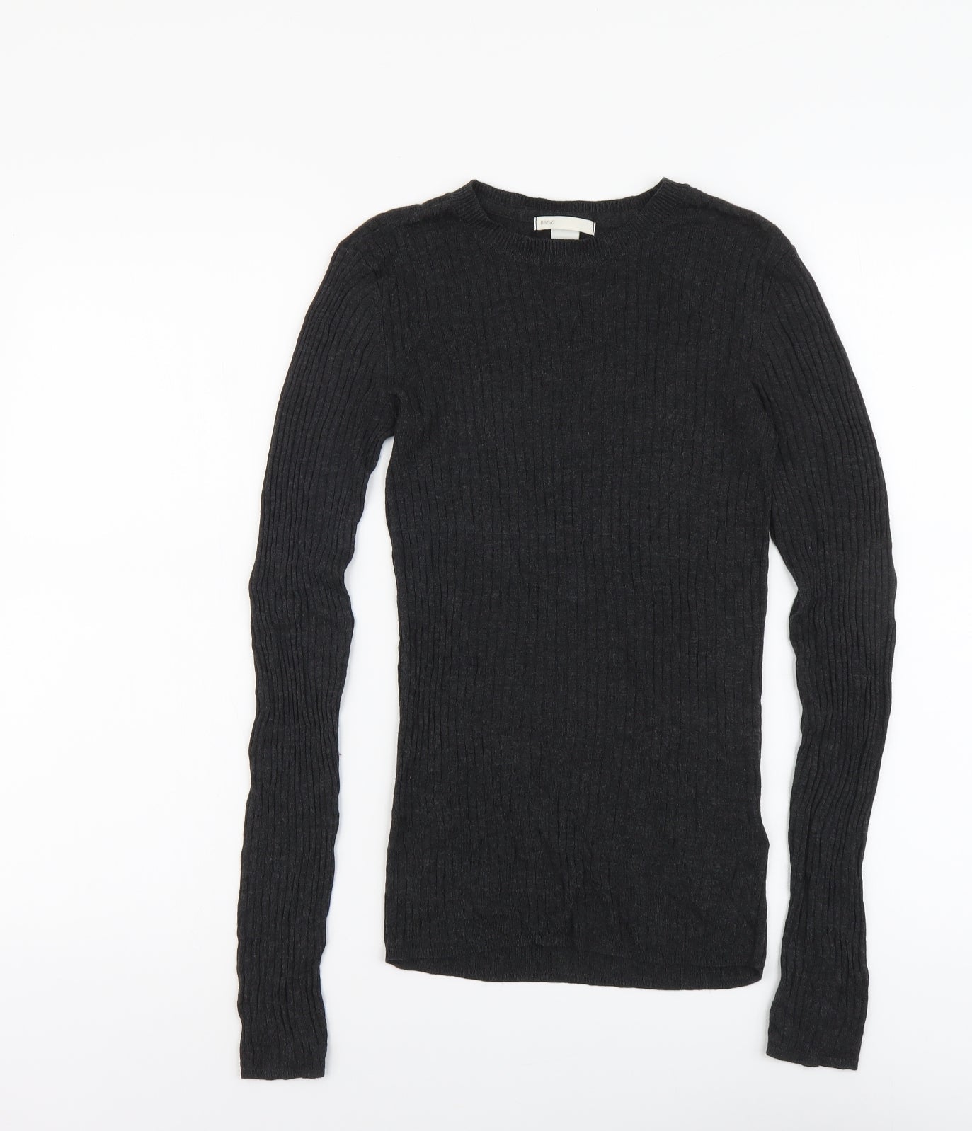 Womens UK Size XS H&M Black Pullover Jumper
