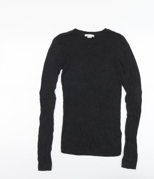 Womens UK Size XS H&M Black Pullover Jumper