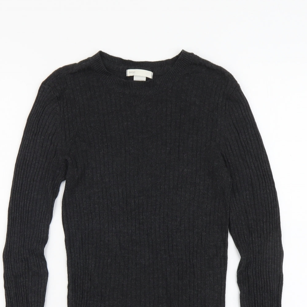 Womens UK Size XS H&M Black Pullover Jumper