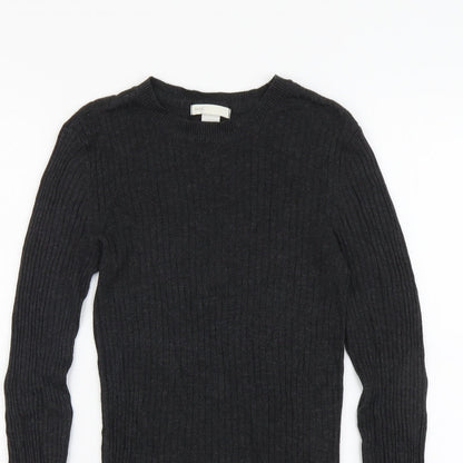 Womens UK Size XS H&M Black Pullover Jumper