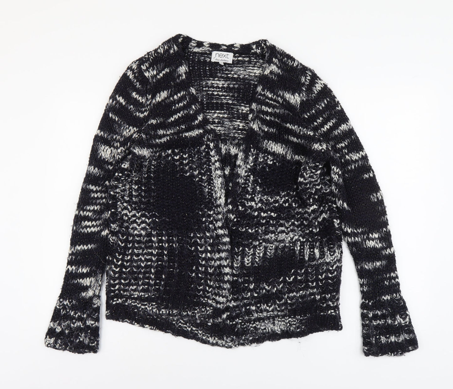 Womens UK Size M NEXT Black Cardigan Jumper