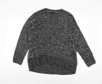 Womens UK Size S New Look Grey Pullover Jumper