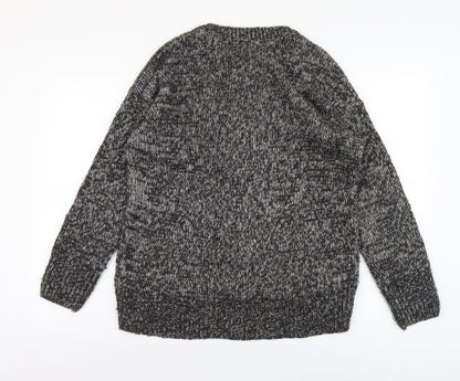 Womens UK Size S New Look Grey Pullover Jumper
