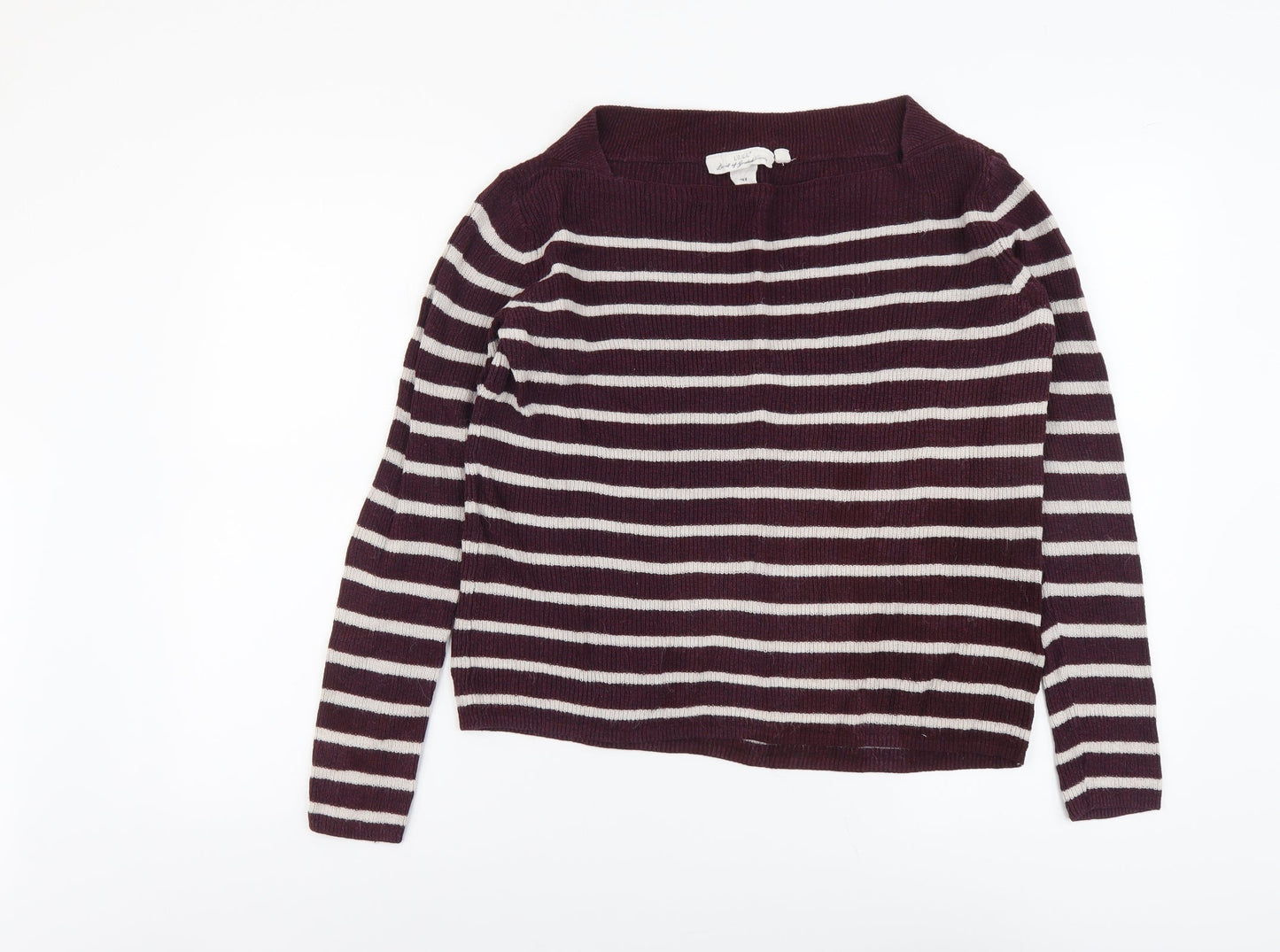 Womens UK Size M H&M Purple Pullover Jumper