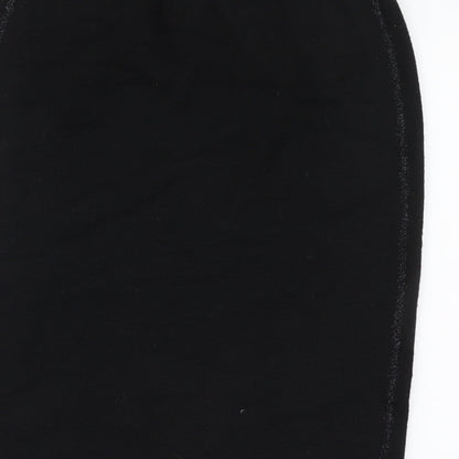 LUCIA Womens Black Acrylic Straight & Pencil Skirt Size M