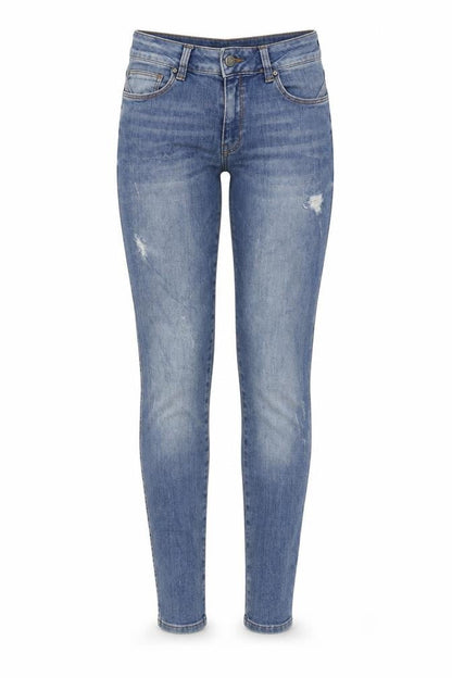 Womens UK Size 28 in Zara Regular Fit Skinny Blue Jeans