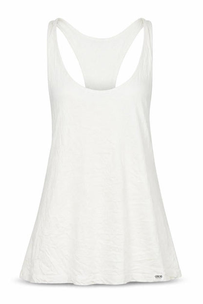 Womens UK Size M ASOS White Basic Tank