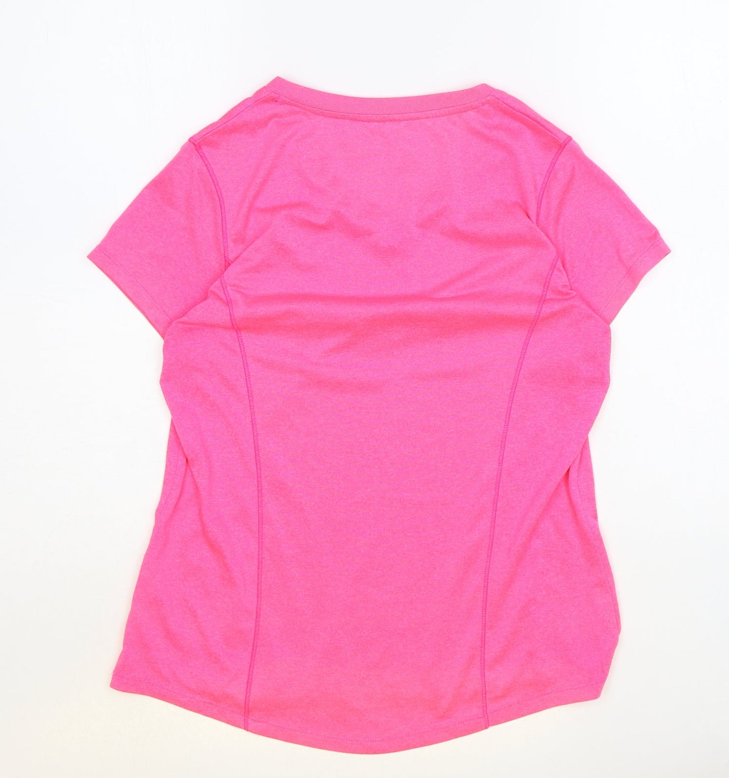 Womens UK Size S Preworn Pink Basic T-Shirt