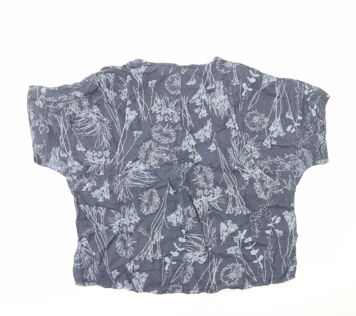 Womens UK Size M Adini Blue Basic T-Shirt