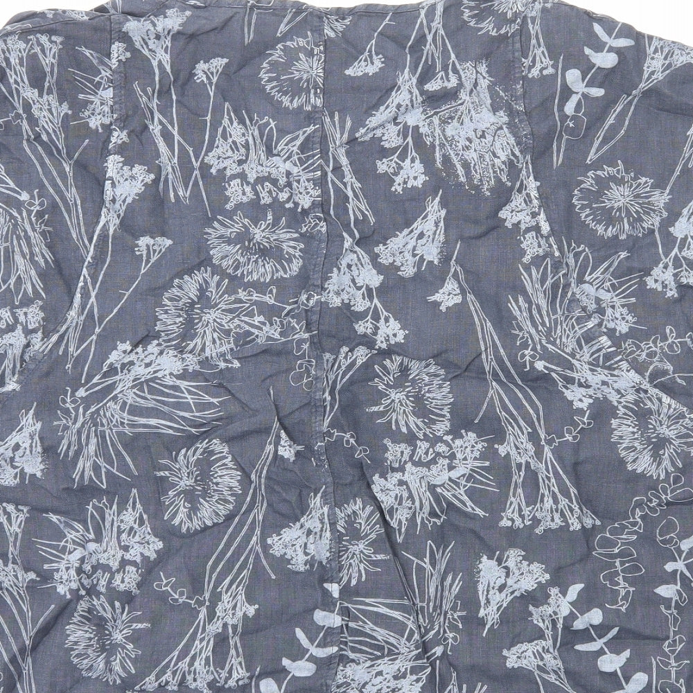 Womens UK Size M Adini Blue Basic T-Shirt