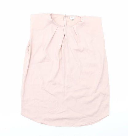 Womens UK Size 8 River Island Pink Basic Blouse