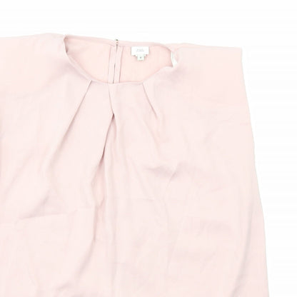 Womens UK Size 8 River Island Pink Basic Blouse