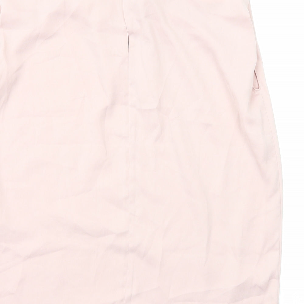 Womens UK Size 8 River Island Pink Basic Blouse