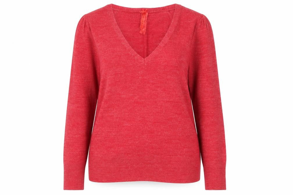 Womens UK Size 18 E-vie Red Pullover Jumper