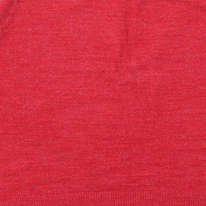 Womens UK Size 18 E-vie Red Pullover Jumper