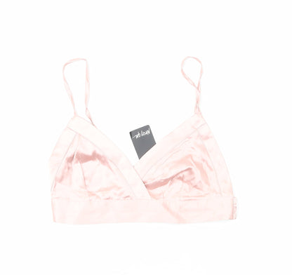 Womens UK Size 8 Nasty Gal Pink Cropped Tank