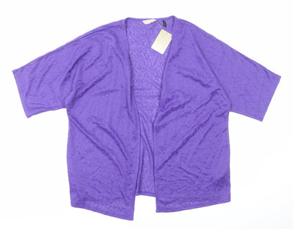 Womens UK Size 12 Anthology Purple Shrug Jumper
