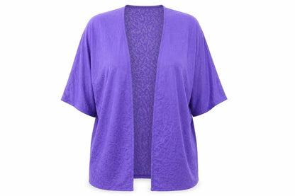 Womens UK Size 12 Anthology Purple Shrug Jumper