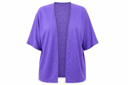 Womens UK Size 12 Anthology Purple Shrug Jumper