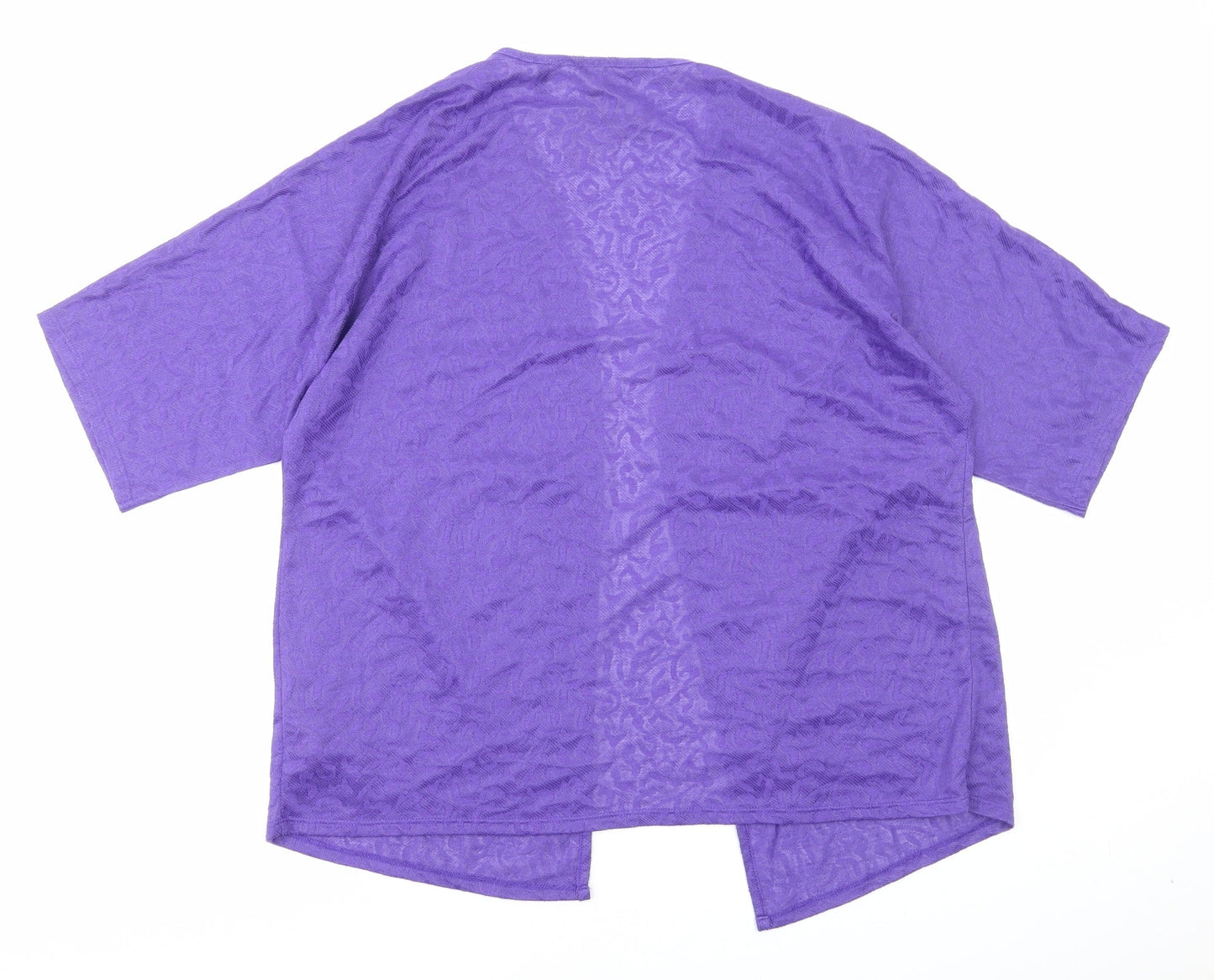 Womens UK Size 12 Anthology Purple Shrug Jumper