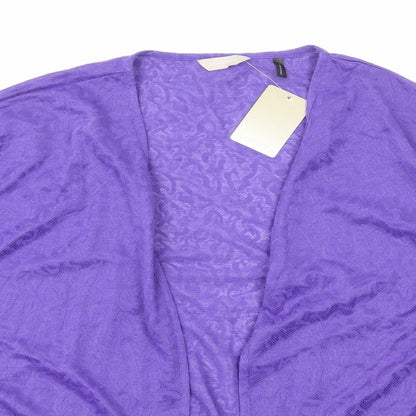 Womens UK Size 12 Anthology Purple Shrug Jumper