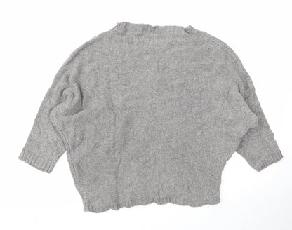 Womens UK Size M Zara Grey Pullover Jumper