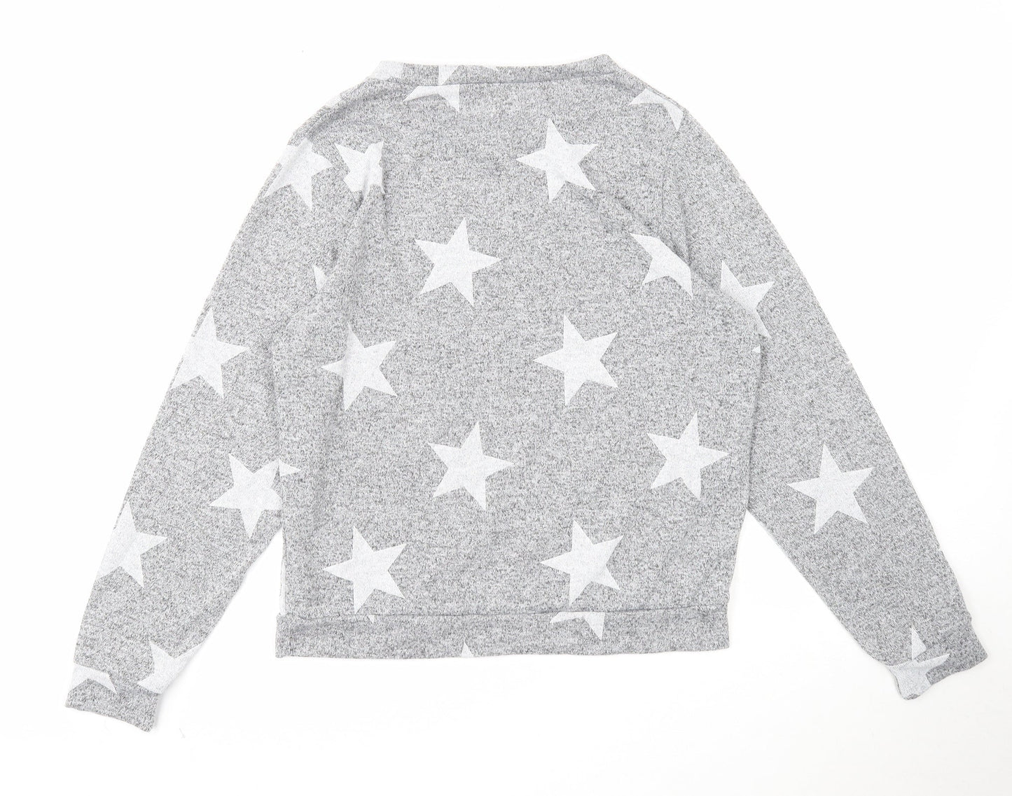 Womens UK Size M Boohoo Grey Pullover Jumper