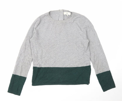 Womens UK Size 10 NEXT Grey Pullover Jumper
