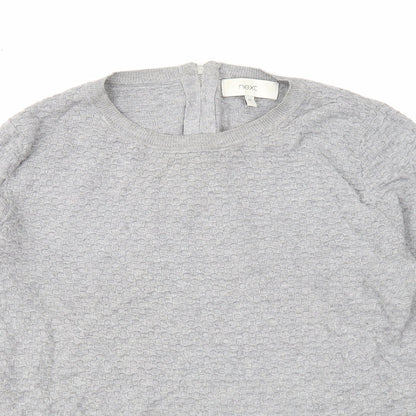 Womens UK Size 10 NEXT Grey Pullover Jumper