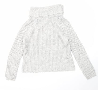Womens UK Size 12 Amara Grey Pullover Jumper