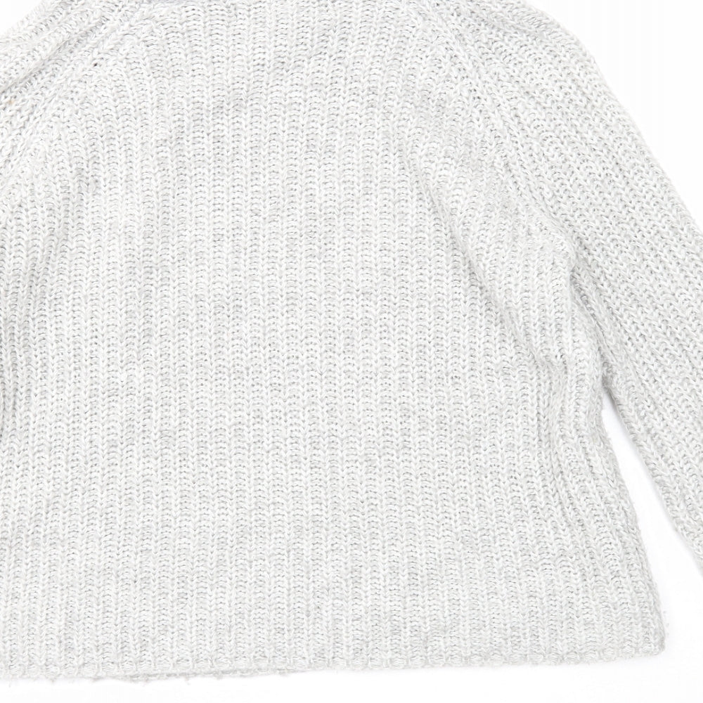 Womens UK Size 12 Amara Grey Pullover Jumper