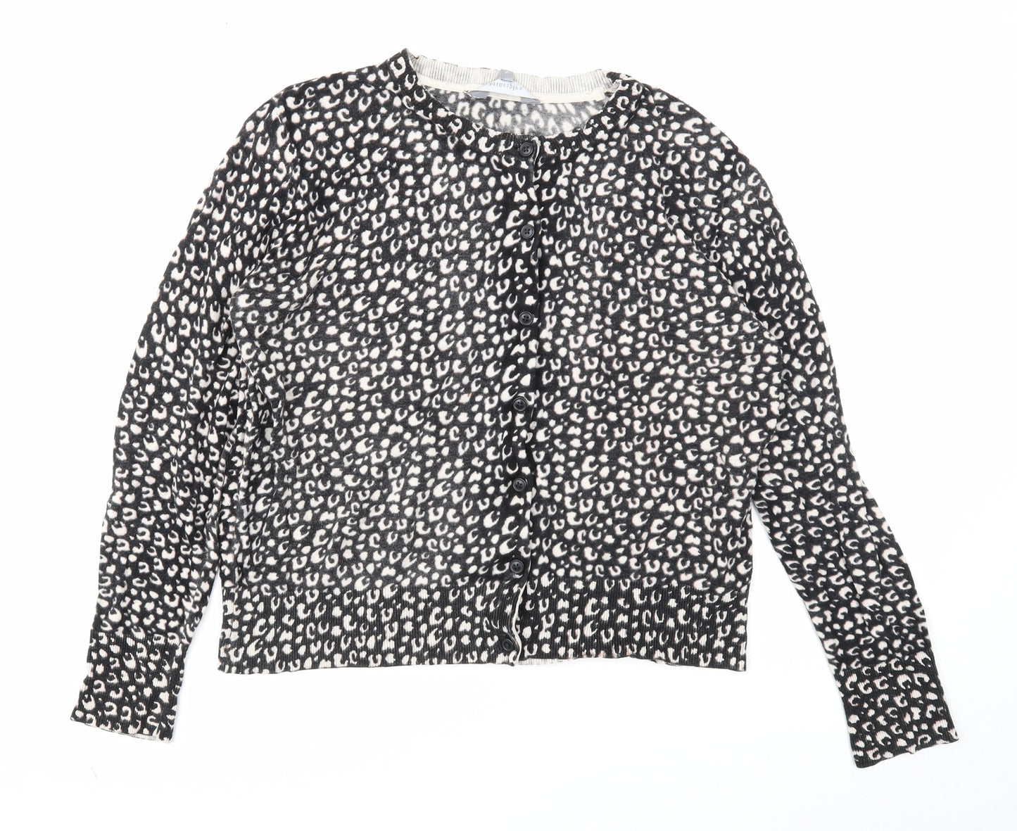 Womens UK Size 16 Principles Black Cardigan Jumper