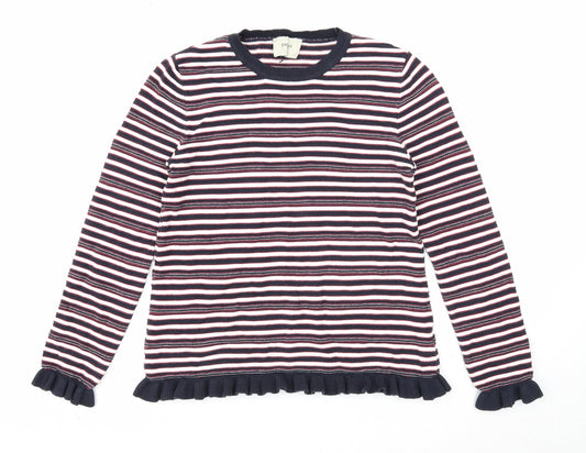 Womens UK Size 8 Papaya Multicoloured Pullover Jumper