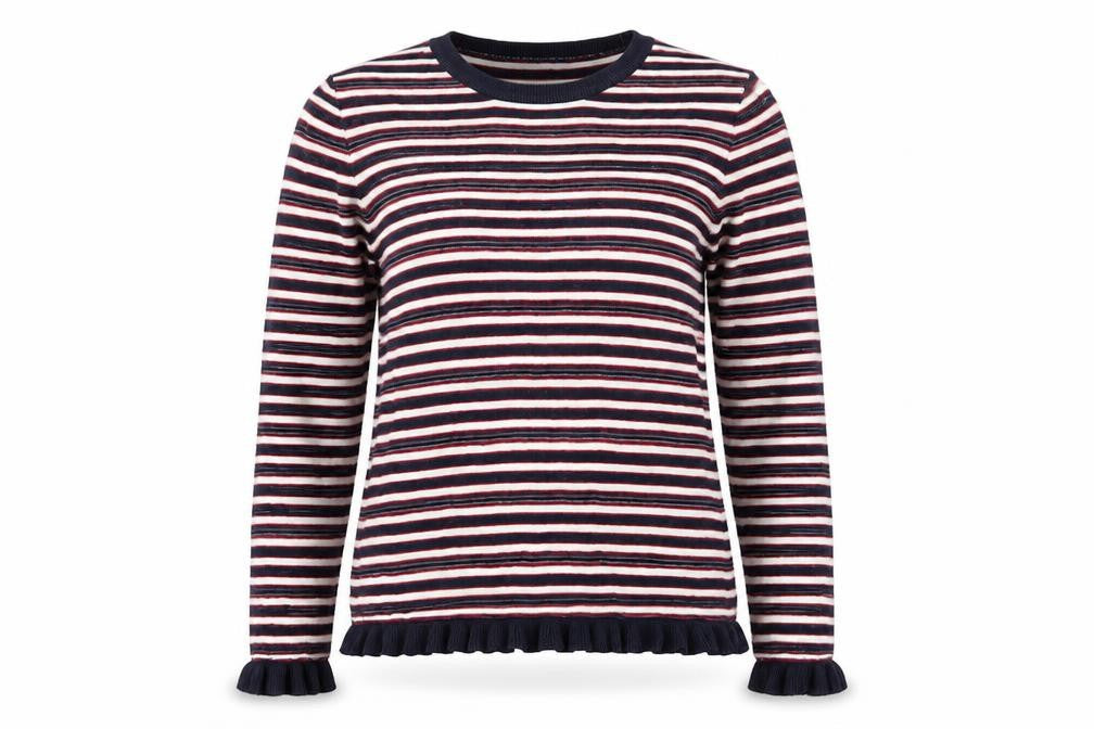 Womens UK Size 8 Papaya Multicoloured Pullover Jumper