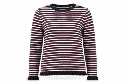 Womens UK Size 8 Papaya Multicoloured Pullover Jumper