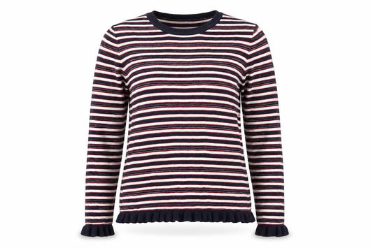 Womens UK Size 8 Papaya Multicoloured Pullover Jumper