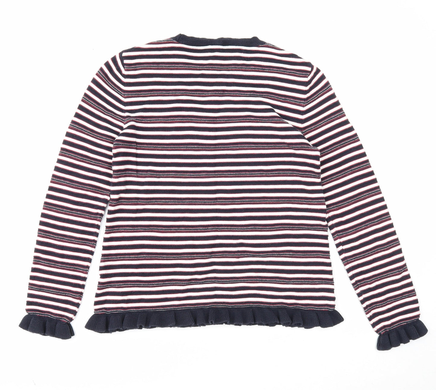 Womens UK Size 8 Papaya Multicoloured Pullover Jumper