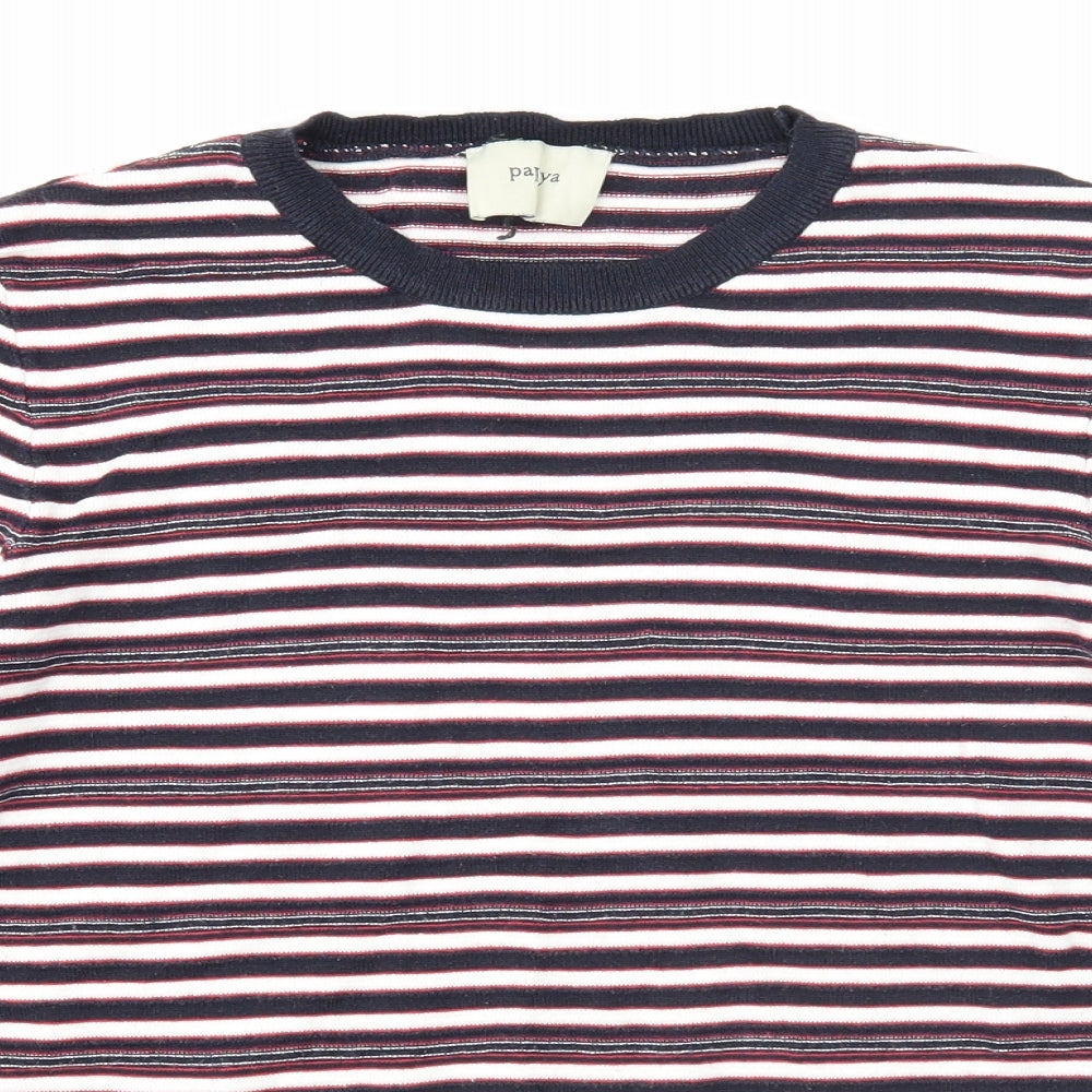 Womens UK Size 8 Papaya Multicoloured Pullover Jumper
