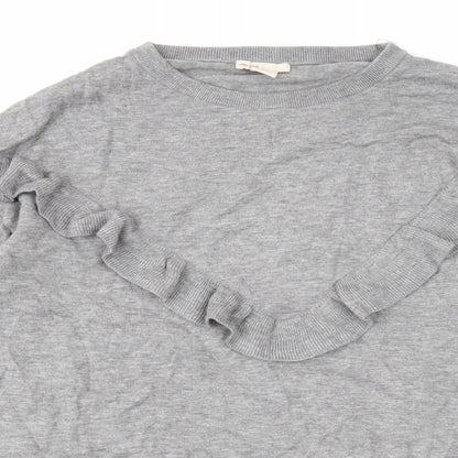 Womens UK Size XS H&M Grey Pullover Jumper